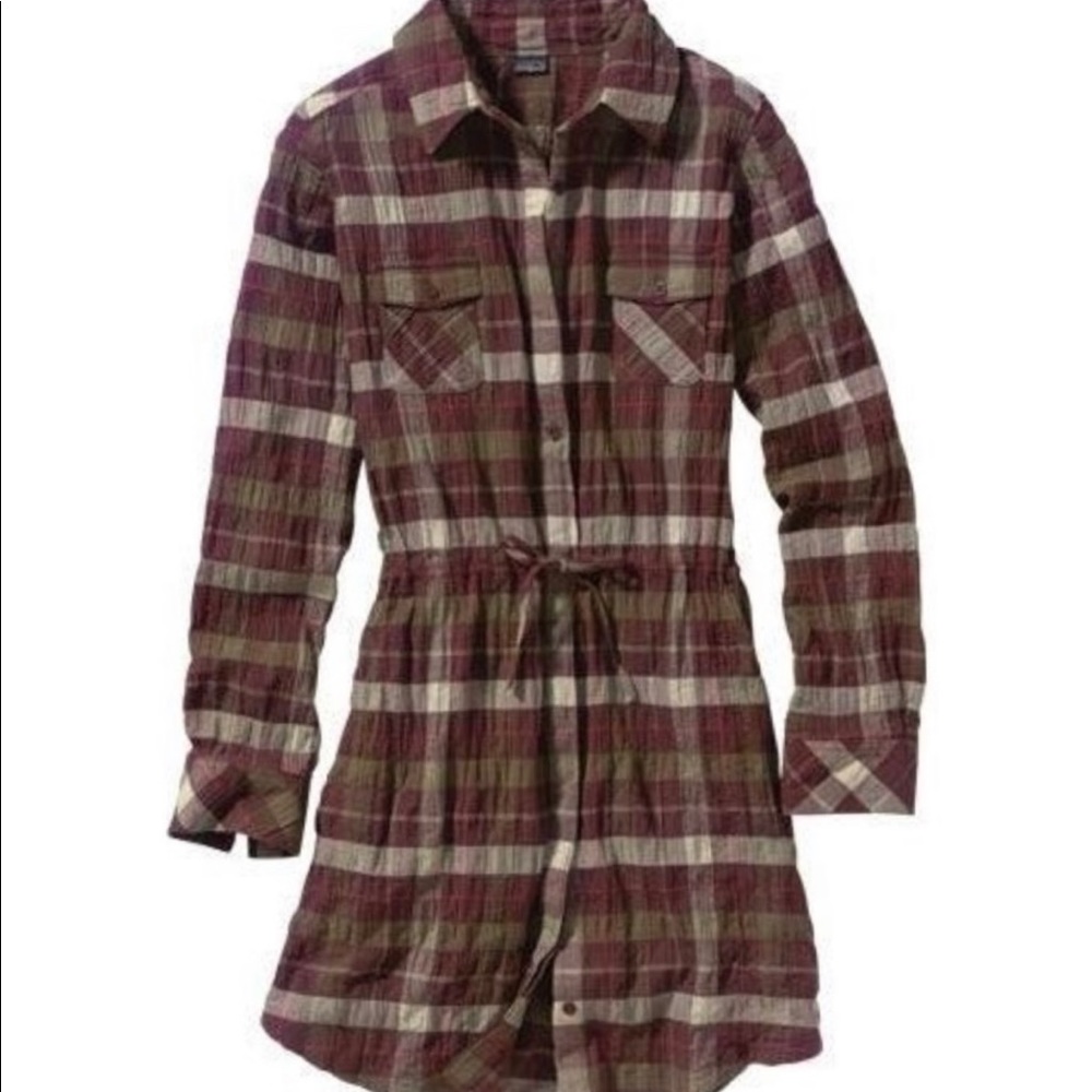 Patagonia Highland plaid dress